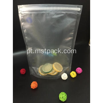 Bolsa de vácuo transparente doypack